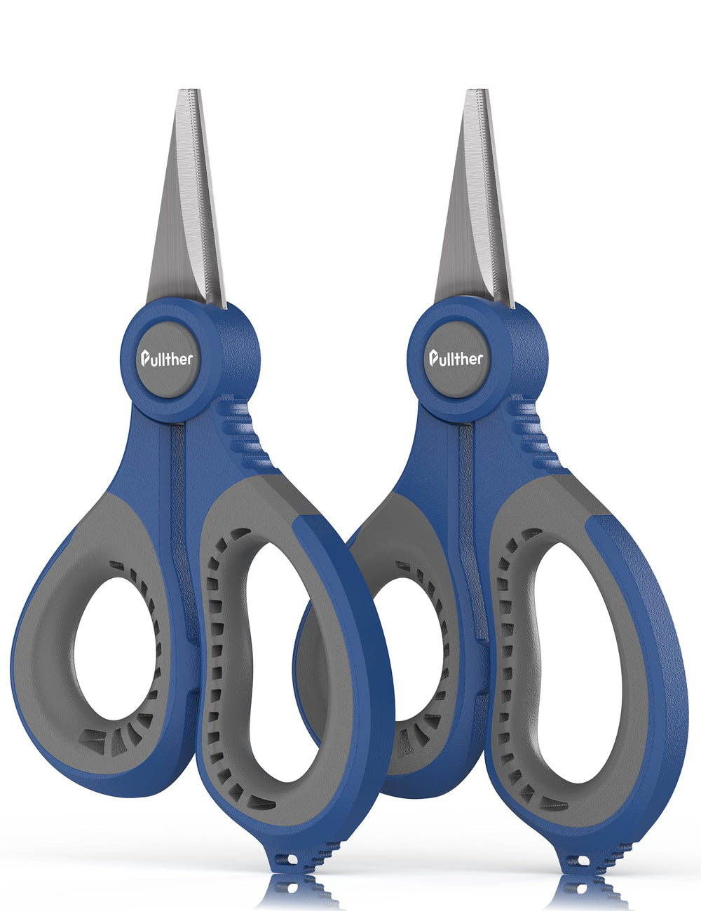 Pullther 5.66in fishing scissors with non-slip grip