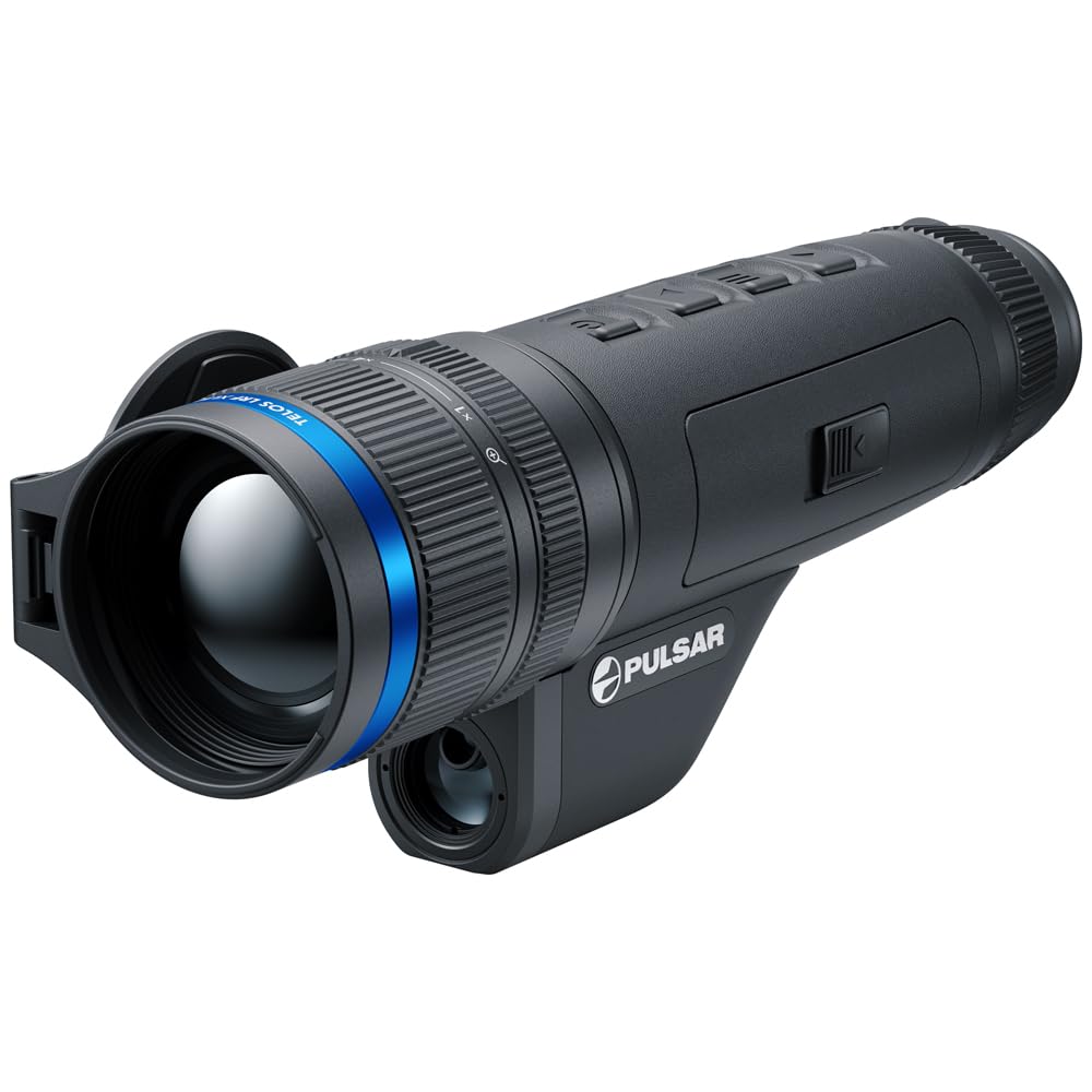 Pulsar Telos LRF XL50 front view shows rugged ergonomic housing for all-weather use