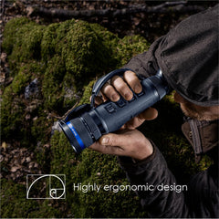 Pulsar Telos LRF XP50 magnesium housing delivers rugged, lightweight durability.