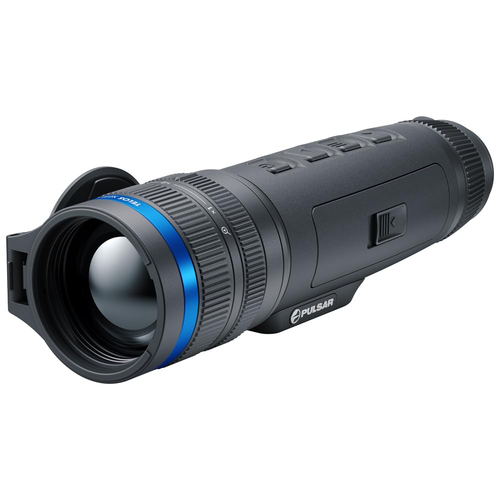Pulsar Telos XG50 monocular front view enables reliable low-light hunting visibility