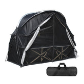 Pumbba 1-Person Cot Tent with breathable mesh door for fresh air and insect protection