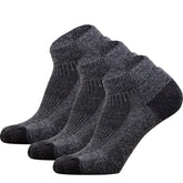 Pure Athlete Walking Socks packaging view, three-pack for daily wear.