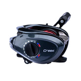 Pure Lure Cheetah AIR Creek reel metal frame close-up for finesse fishing.