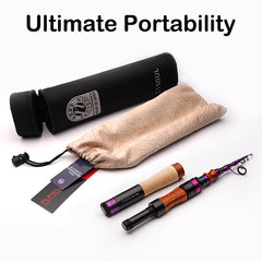 Pure Lure ultralight detachable handle collapsed, compact storage.