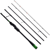 Pure Lure Zero 7'6'' spinning rod full assembly shows travel-friendly five-piece design