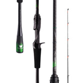 PureLure Zero Baitcasting Rod solid tip for enhanced bite detection