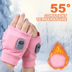 PVZXR heated gloves with 3 temperature settings for customizable comfort.
