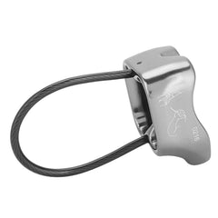 Pwshymi ATC descender with durable aluminum construction for rugged climbs.