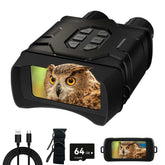 PYKRONZ night vision binoculars front view for rugged nighttime viewing