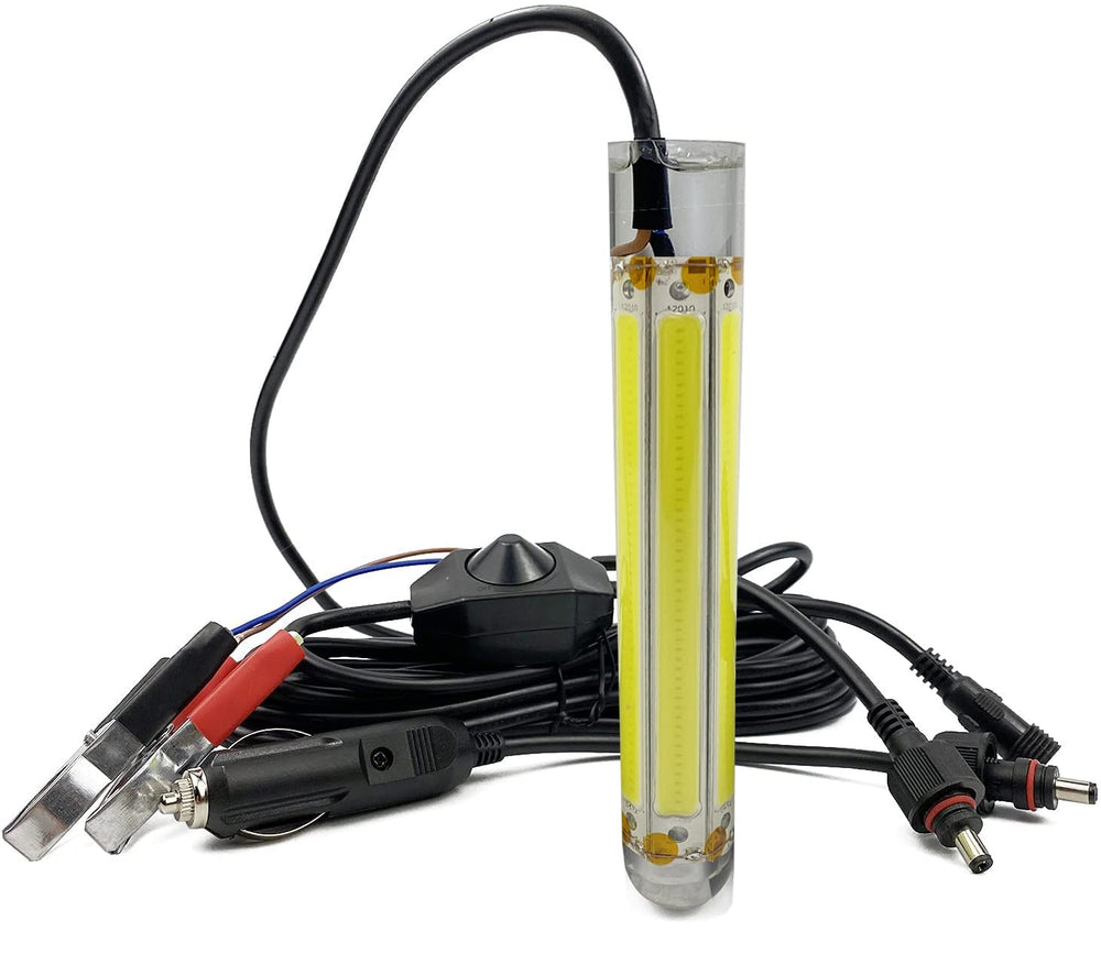 Front view of PYLITE 12V 50W 6000LM COB underwater light