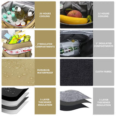 Pyrrhus leak-proof seams help prevent spills when the backpack sits upright.