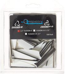 Q2i Fusion-II closeup textured vanes in white reveal Tri-Fusion adhesion for durable performance.