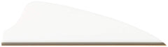 Q2i Fusion-II shield-cut arrow vanes in white pack enhance stability for all-weather shots.