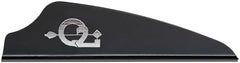 Q2i Fusion X-II vanes black close-up highlighting ultra-lightweight design for precise target flight