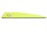 Q2i Fusion X-II vanes in flight show stable trajectory for precision target archery