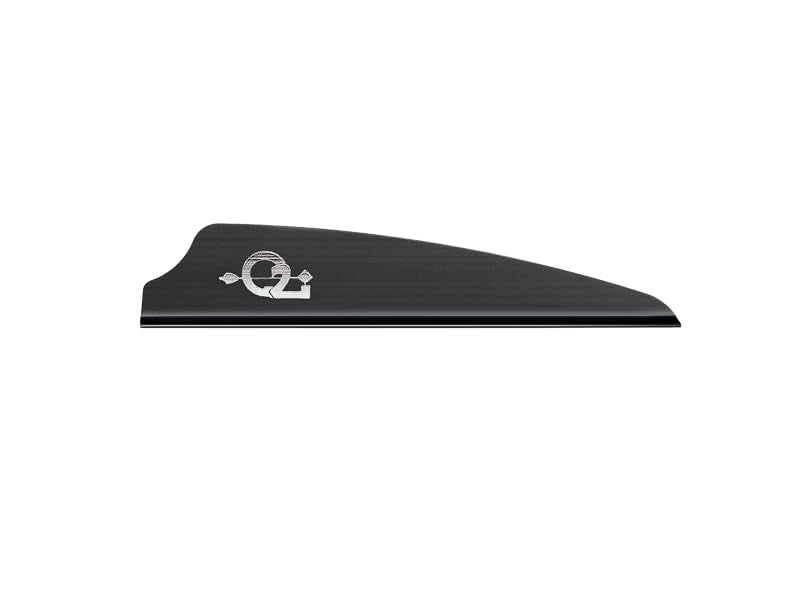 Q2i Fusion X-II vanes low-profile design improves arrow stability during shots.