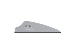 Q2i Fusion X-II vanes closeup gray—ultra-lightweight fletching for steady flight