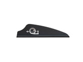 Q2i Fusion X-II vanes with low-profile design may reduce drag for steadier arrow flight.