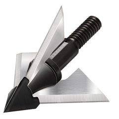 QAD Exodus crossbow full blade broadhead in black, 100-grain, designed for precise shots and deep penetration.