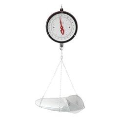 QAVODB heavy-duty scale front dial shows clear kg and lbs readings for quick weighings