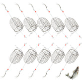 QCdeSoulBLV chum rig basket front view highlights rustproof stainless steel durability.