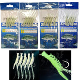 Qczoyp glow shrimp rig beads highlight glow beads for night fishing.
