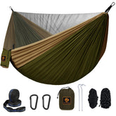 Qevooon camping hammock mosquito-net setup for bug-free outdoor relaxation