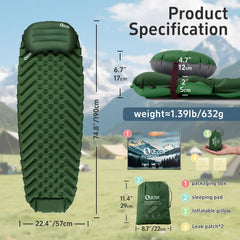 QEZER pedal inflation design enables quick setup without a separate pump.