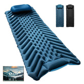 QEZER ultralight sleeping pad setup—lightweight comfort for backpacking adventures.