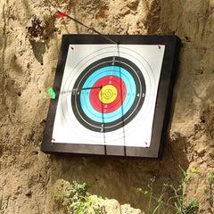 QI HUO JU foam archery target with papers supports varied drills.