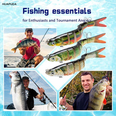 QIFEI bass vibration lure built with durable ABS for strong strikes