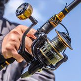 QIFEI HE6000 metal cup for smooth line management during saltwater fishing