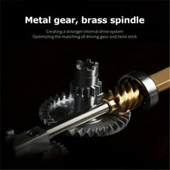 QIFEI HE6000 stainless steel shaft delivers smooth, responsive cranking