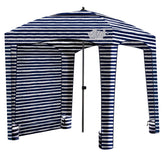 Qipi Beach Cabana 6x6 setup on sand for quick family shade