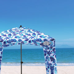Qipi Beach Cabana corner pockets keep sunscreen and essentials within easy reach