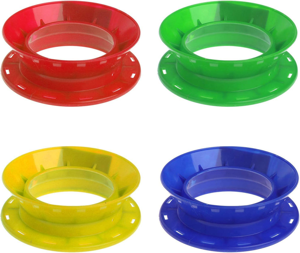 QIXIAMO fishing line coiling plate close-up demonstrates tidy winding for quick line access.