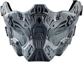 QJYZHAN Half-Face Ghost Mask front view for airsoft and cosplay comfort