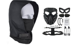 QJYZHAN airsoft mask helmet connector shows versatile combat gear compatibility