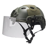 QJYZHAN Tactical MICH Fast Helmet front view offers lightweight comfort for long wear.