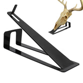 Qonutoci large European mount skull hanger on table in stainless steel for secure trophy display