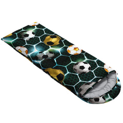 QOOMO lightweight 3-season sleeping bag packs compactly for travel.