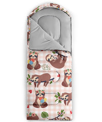 QOOMO sleeping bag waterproof breathable outer material in outdoor setting