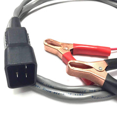 Quadra-Fire Mt. Vernon AE 12-volt power cord clip detail for battery connection