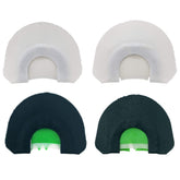 Quaker Boy The Full Flock turkey mouth call 4 pack - white and green, image 1