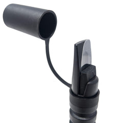Quaker Boy Moose Mate Moose Call black, side profile, compact hunting tool.