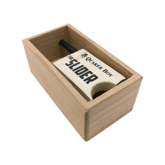 Quaker Boy Slider Box Call wood grain detail for authentic look.