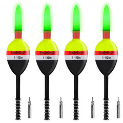 QualyQualy LED lighted slip bobber red color close-up