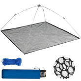 Full view of QualyQualy umbrella minnow trap net