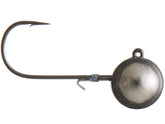 Queen Tackle LS tungsten jig head on water enhances sonar visibility for deeper, clearer reads.