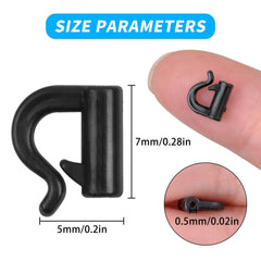 Plastic clevis spinner snap detail